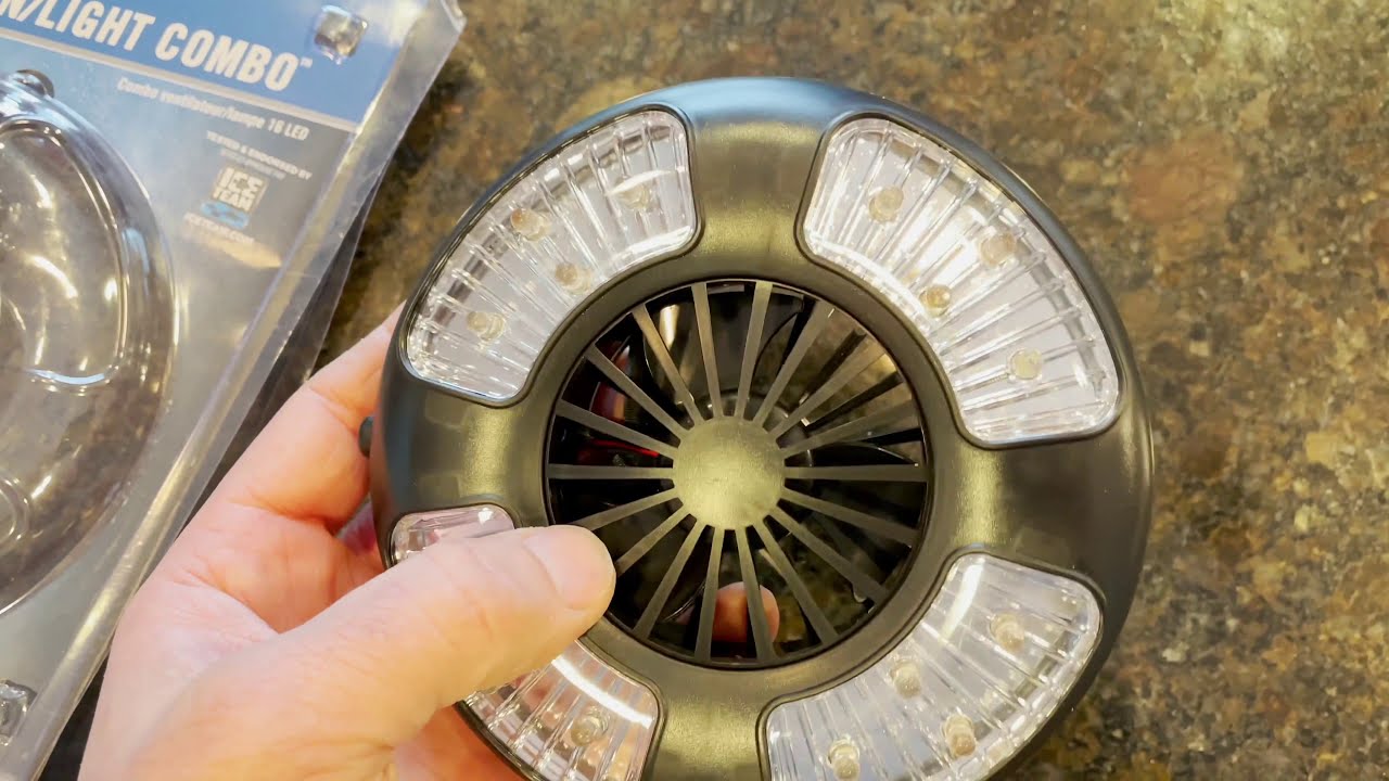 Clam 16 LED Light/Fan Combo Review - Stay Away!
