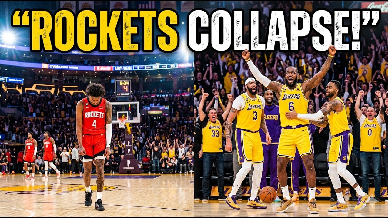 Lakers Defeat Rockets 100-92 | Houston Collapse in Fourth Quarter