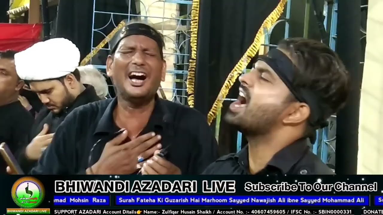 Shabe 7 Muharram juloos e Aza Shabeeh e Janab e Qasim Dargah Road Bhiwandi