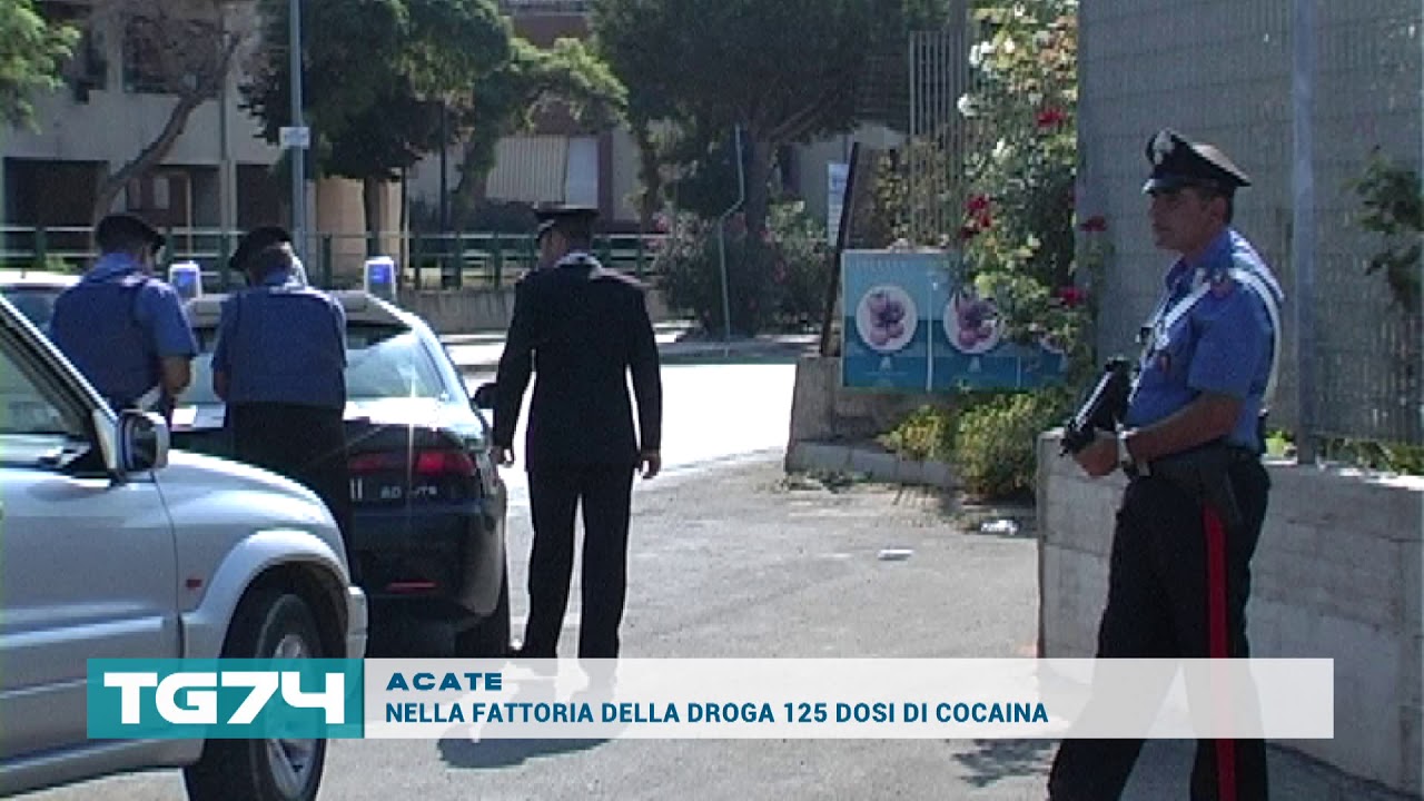 ACATE   NELLA FATTORIA DELLA DROGA 125 DOSI DI COCAINA