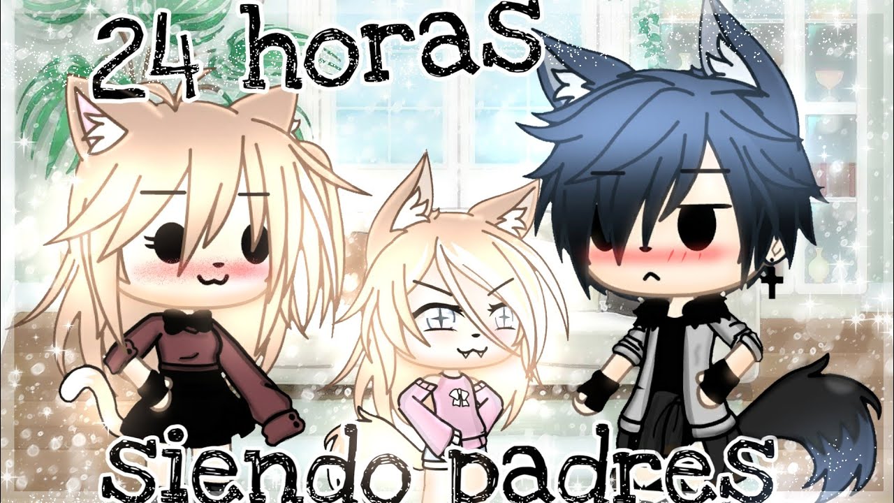 •24 horas siendo padres•//gacha life//