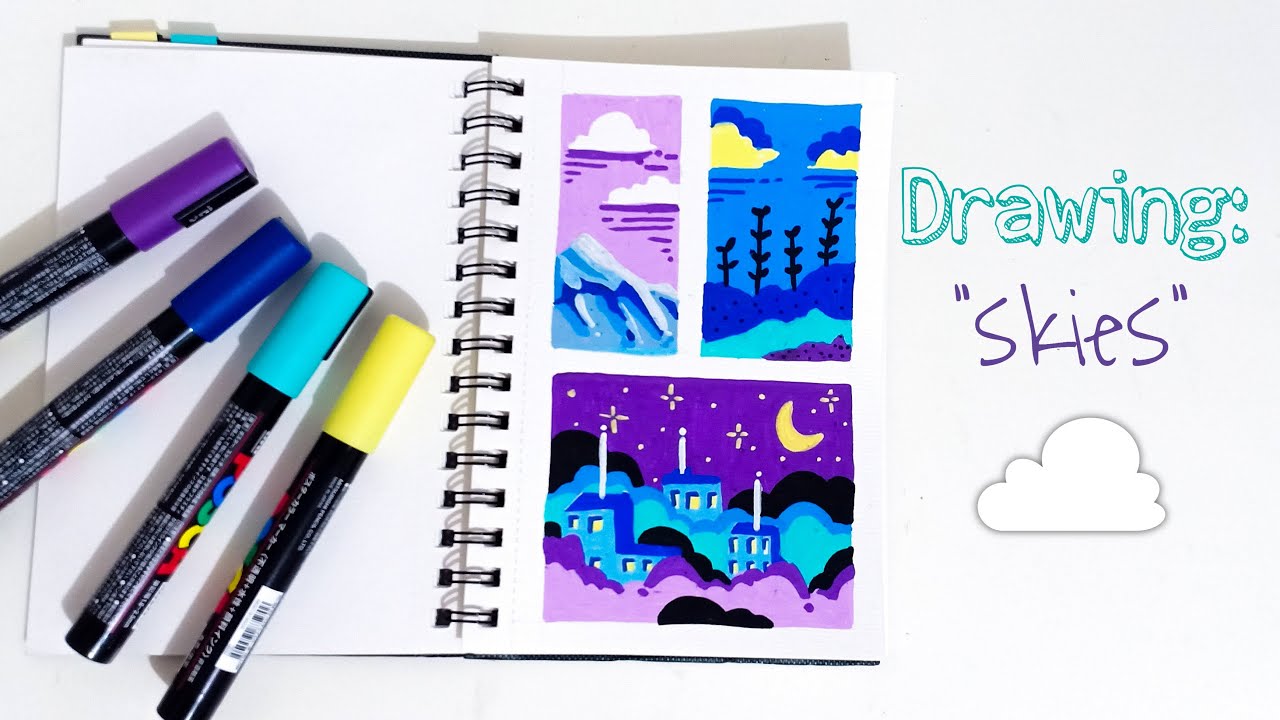 Posca pen drawing┃