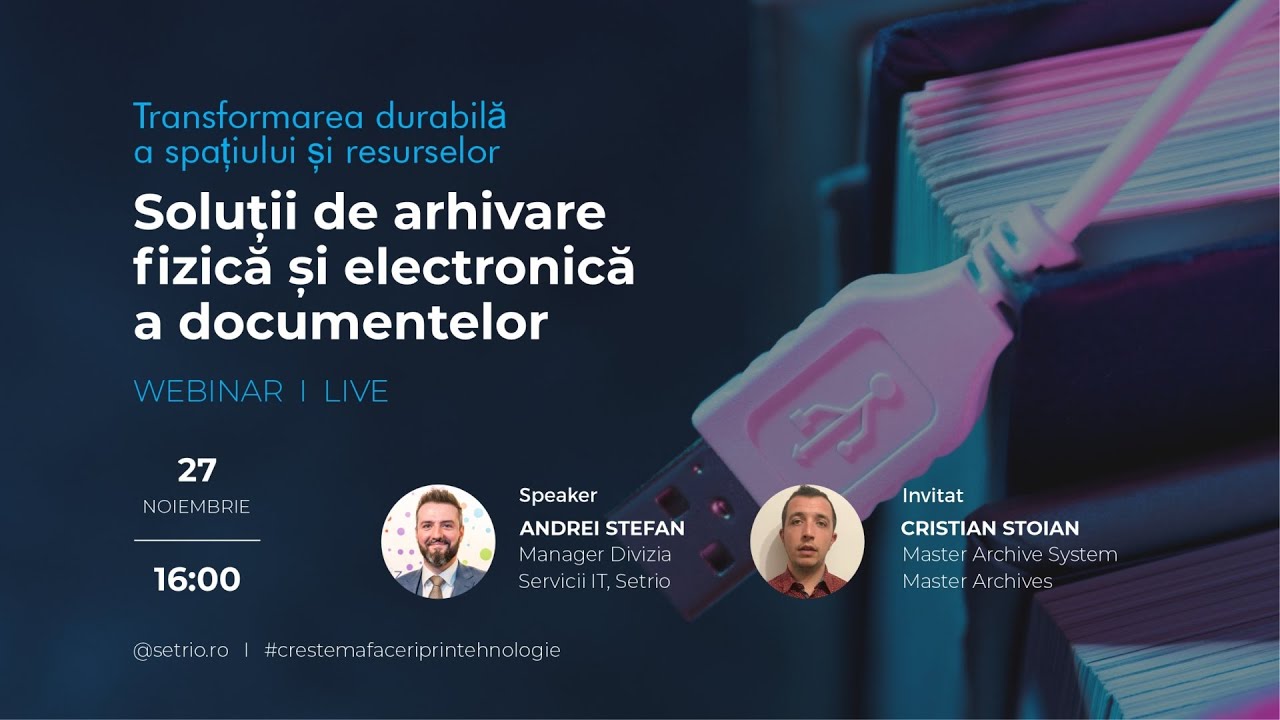 Soluții de arhivare fizică și electronică a documentelor