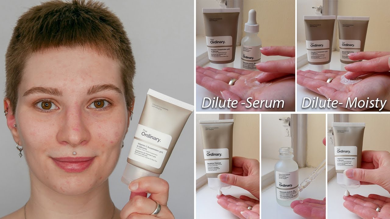 How to use The Ordinary Vitamin C Suspension 30 in Silicone - Full Demonstration on Face!