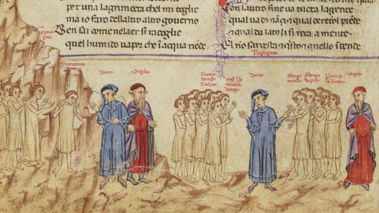 Simona Brambilla, lettura di purgatorio V.
