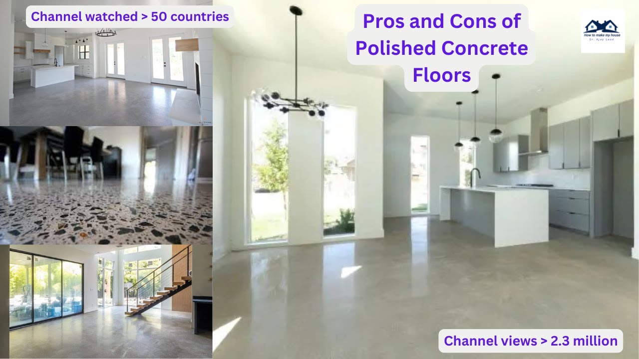 Pros and Cons of Polished Concrete Floors | Polished concrete floors in-house