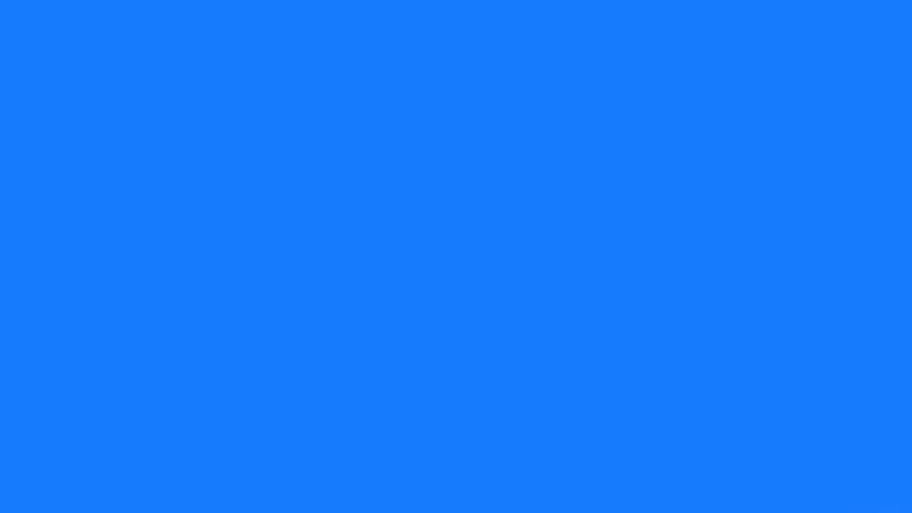 🔵 Blue Screen 1 Hour | Plain Blue Background | No Sound