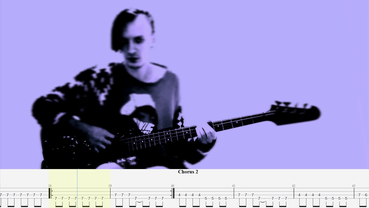 Punk Rock Song — Bad Religion — Bass cover with tabs (4k)