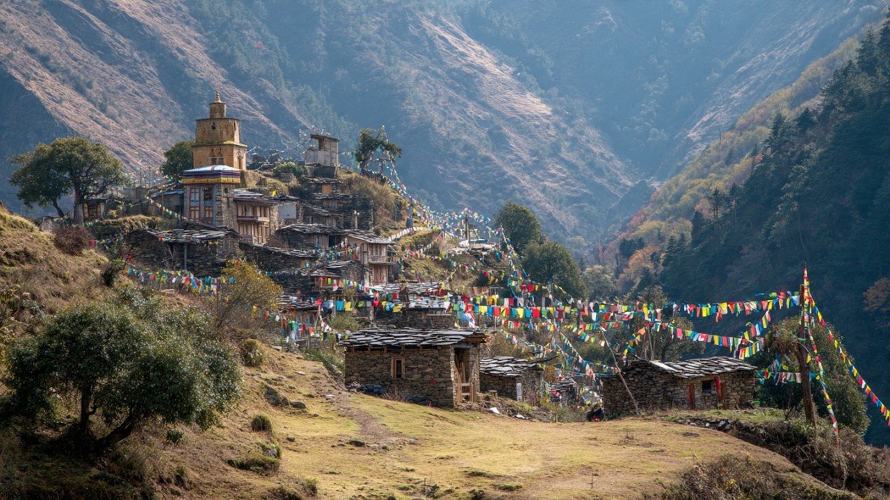 तमङ्को रिम्ठिम् पुर्खालाई, दिल मा राखी सजाउँदै !!