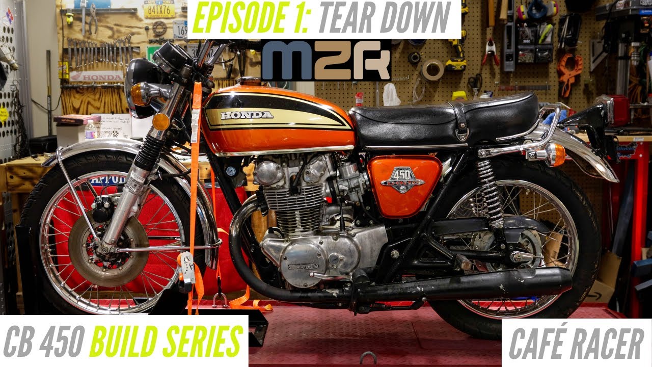 Сборка HONDA CB450 CAFÉ RACER, том 1 — Первичная разборка