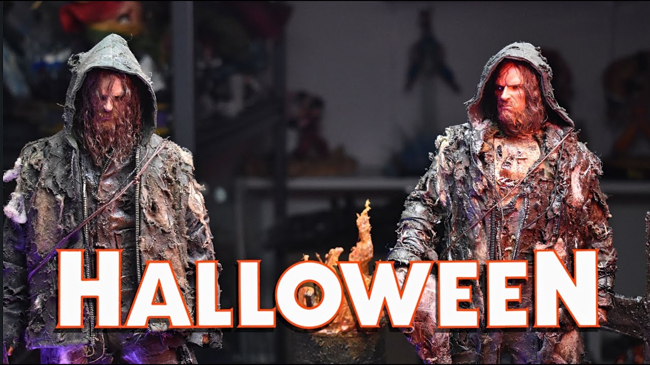 HOBO MICHAEL MYERS 3 AND 4 custom figures 1/6 scale