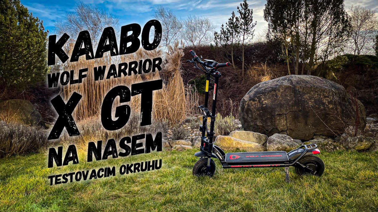 Kaabo Wolf Warrior X GT  🚀🛴 -  na našem testovacím okruhu |4K