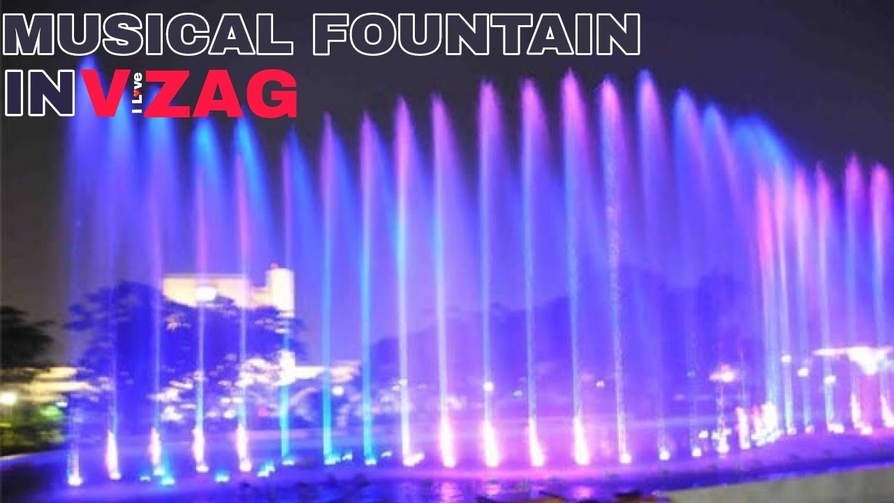 #vudapark #muscialfountain #jaiho Musical fountain playing jai ho song||Central park in vizag||
