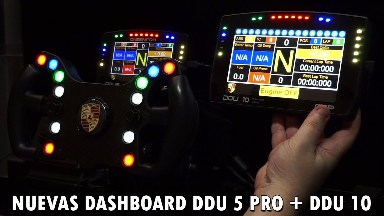 NUEVO DASHBOARD DDU 5 PRO Aluminio + DDU 10 Replica real