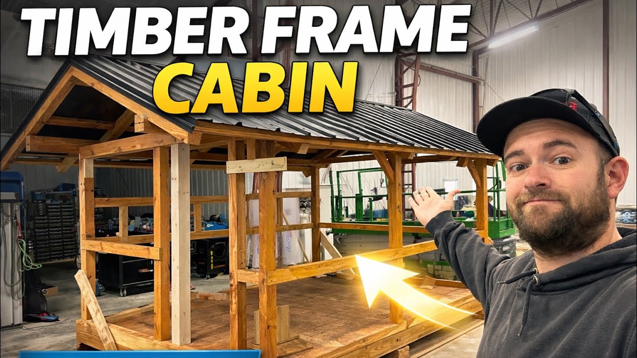 	I Built an Off-Grid Timber Frame Cabin From Scratch