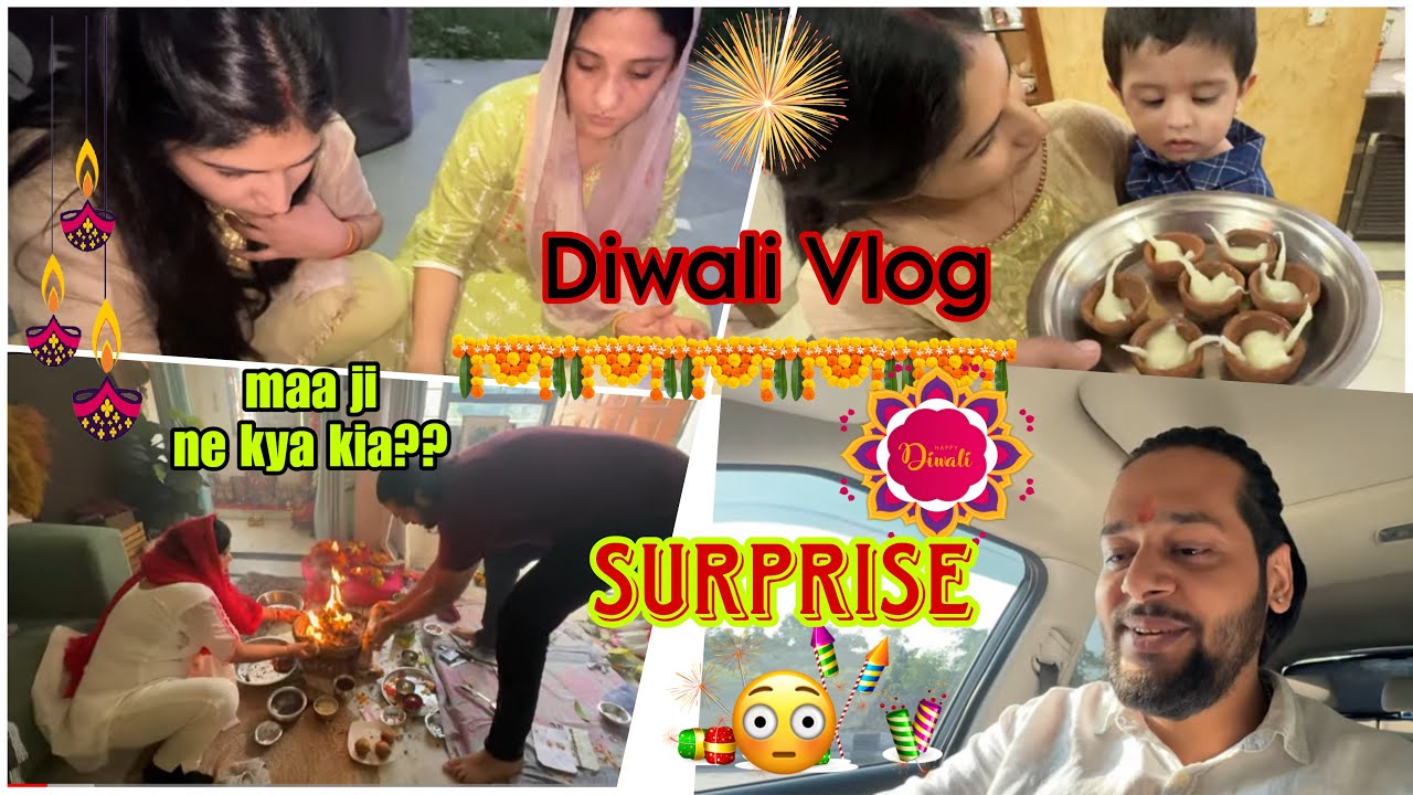Diwali 2023 || diwali me Maa Ji ne bahu k sath kya kia ✨✨🔥 dia suprise??