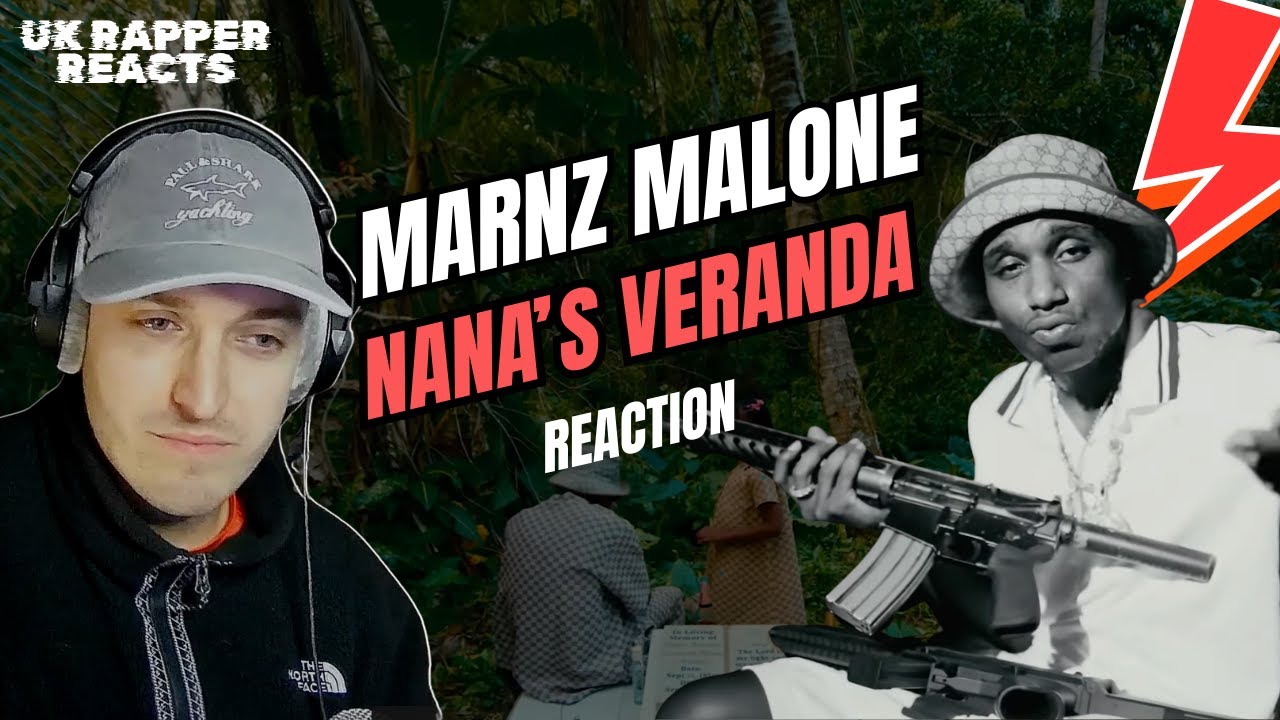 RAPPER REACTS to MARNZ MALONE - NANA'S VERANDA | UK Rap Music Reaction | Zee TV