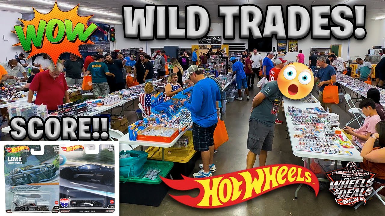 WILD Hot Wheels Trades At The Wheels & Deals Diecast Day! - SCORE!!