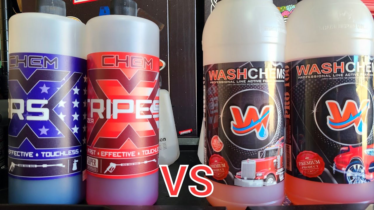 [VS] Chem-X против Wash Chems — битва бесконтактных пен — что лучше?