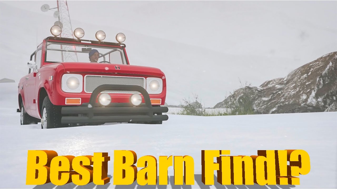 Forza Horizon 3 | Blizzard Mountain | FULLY BUILT International Scout, BEST BARN FIND!?