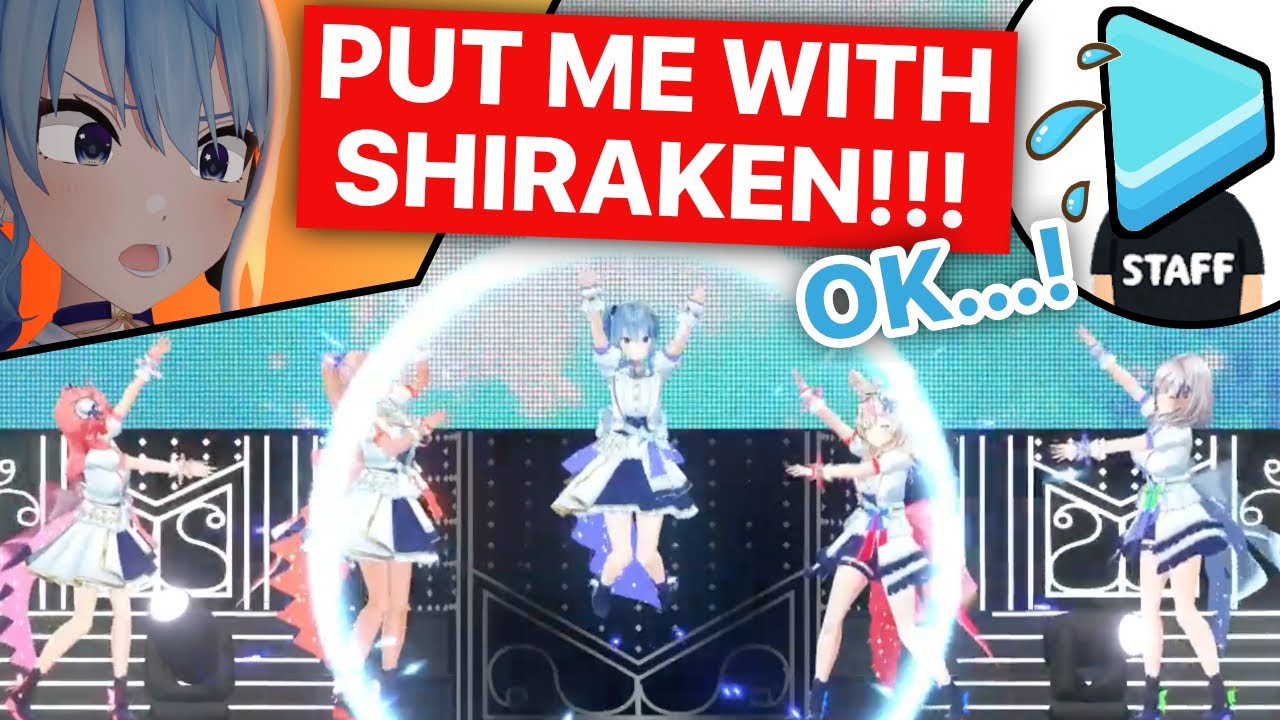 Suisei Unexpectedly Appears In HoloFes Day 1, Plus Anya, Bae & Fubuki's Reactions To It [Eng Subs]