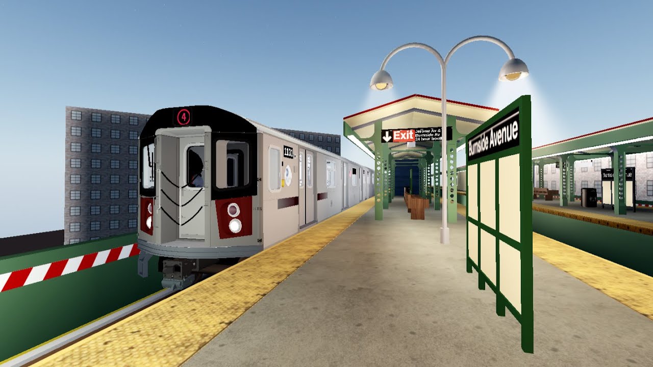 IRT: Jerome Ave Line | ④ Train Action @ Burnside Ave | Roblox