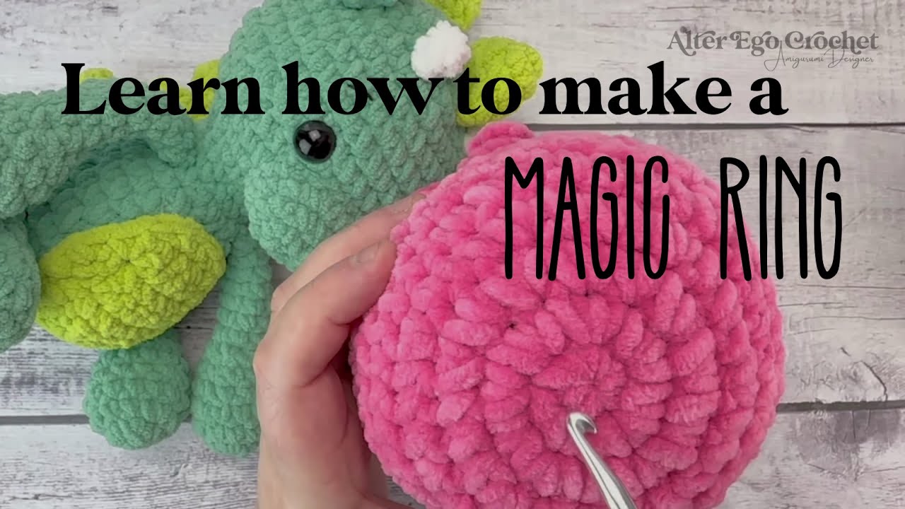 Learn how to crochet a magic ring