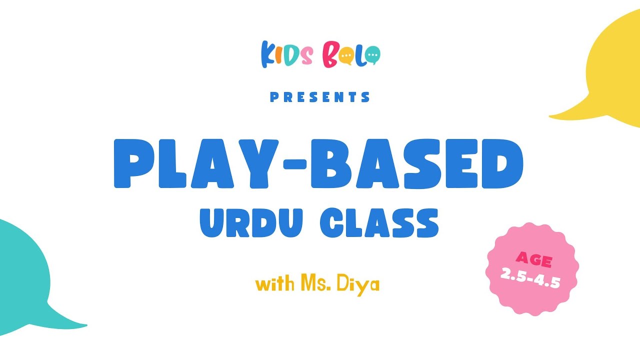 Play-Based Urdu Learning Class for Kids | Fun & Interactive Urdu Activities by Kids Bolo