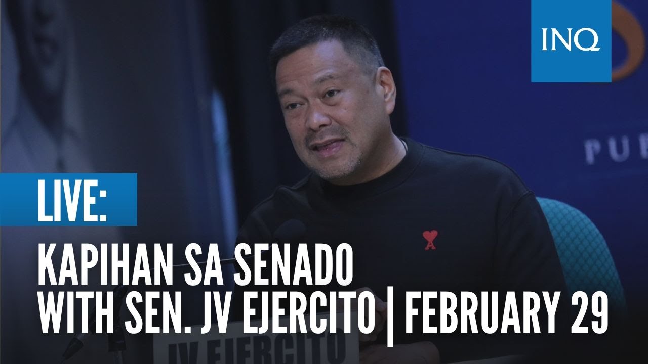 LIVE: Kapihan sa Senado with Sen. JV Ejercito | February 29