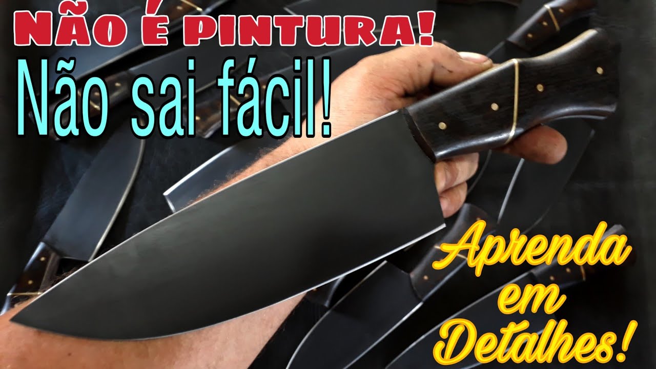 Fosfatização - Deixando a lâmina preta.