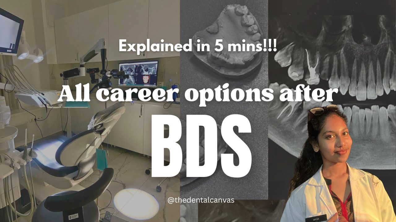 All CAREER options after BDS🦷🩺| Thedentalcanvas