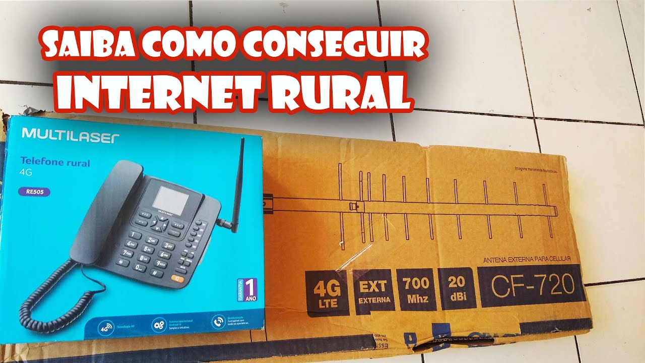 COMO CONSEGUIR INTERNET NA ROÇA