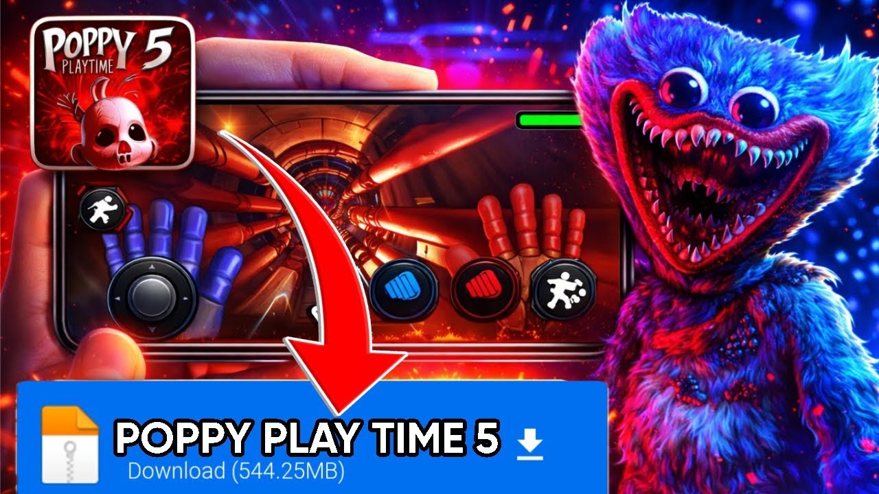 Poppy Playtime CAPÍTULO 5 Mobile - Como JOGAR o novo CAPÍTULO no celular