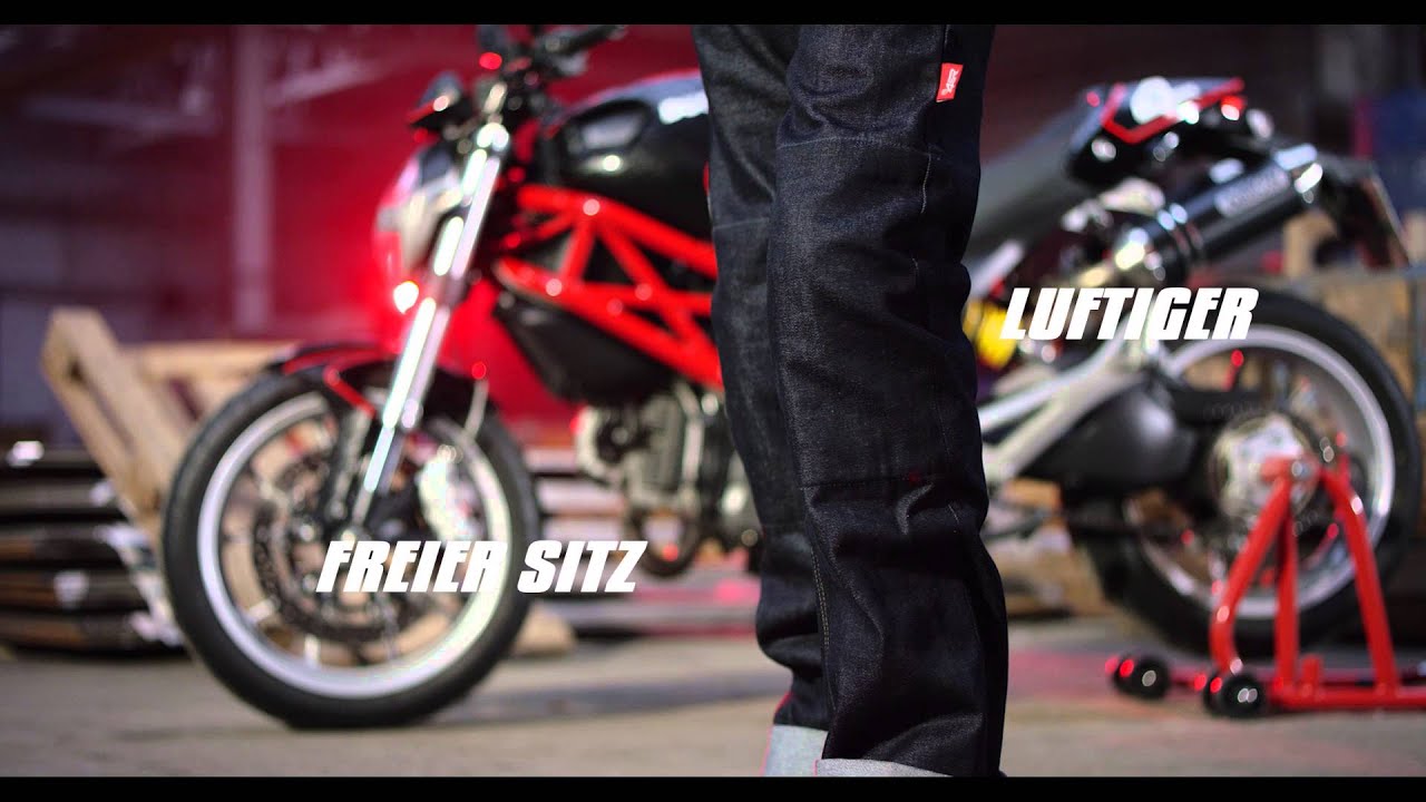 4SR - For Street Racing - 4SR Motorrad Jeans VS herk&ouml;mmliche Motorrad Jeans