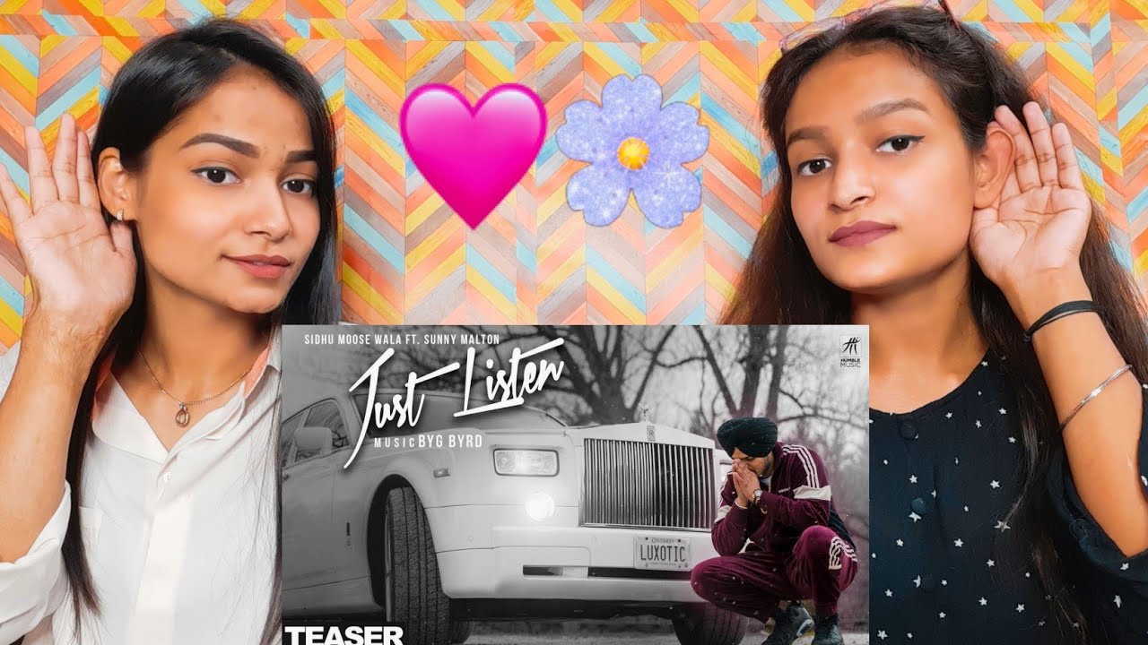 Just Listen | Sidhu Moose Wala ft Sunny Malton | Reactions Hut | #justiceforsidhumoosewala