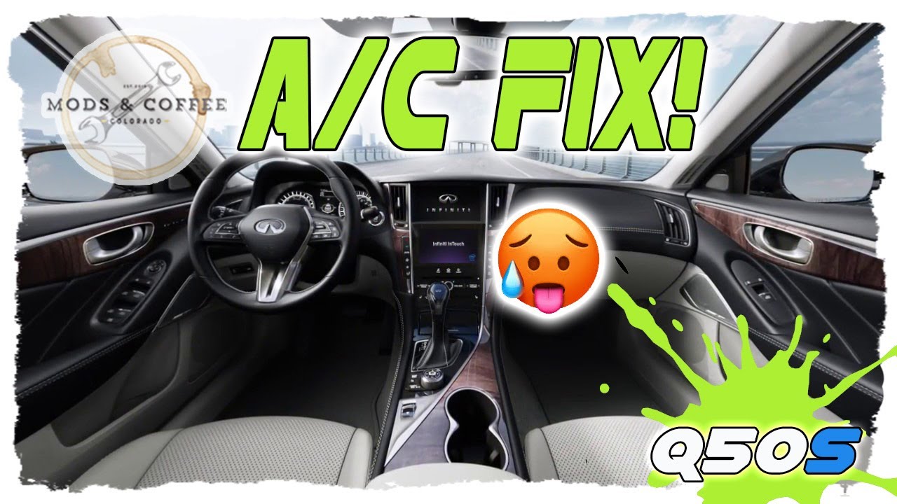 Замена привода двери смешивания #infiniti #Q50: ремонт кондиционера со стороны водителя