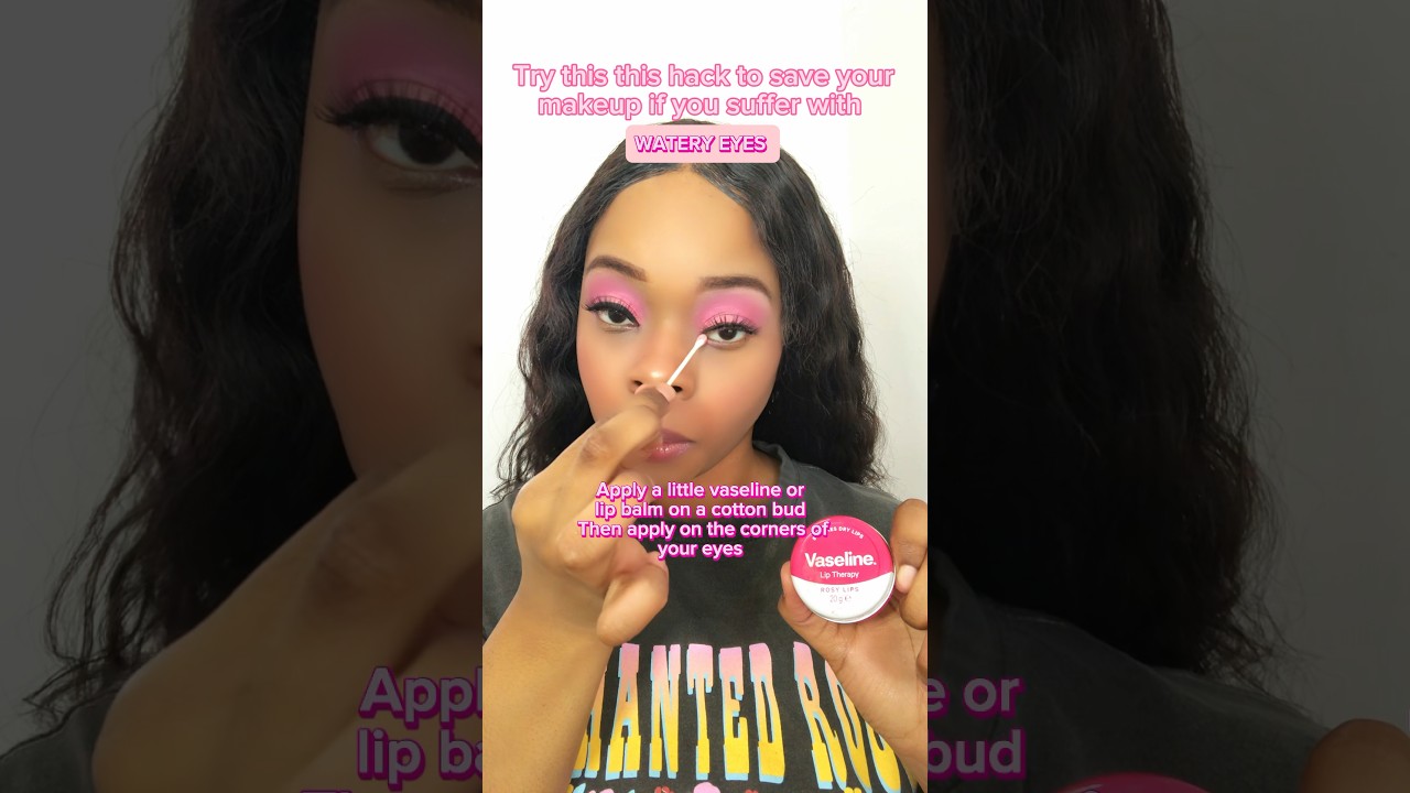 Hack for Watery Eyes after applying makeup 💄 #makeup #beauty #tips #shorts