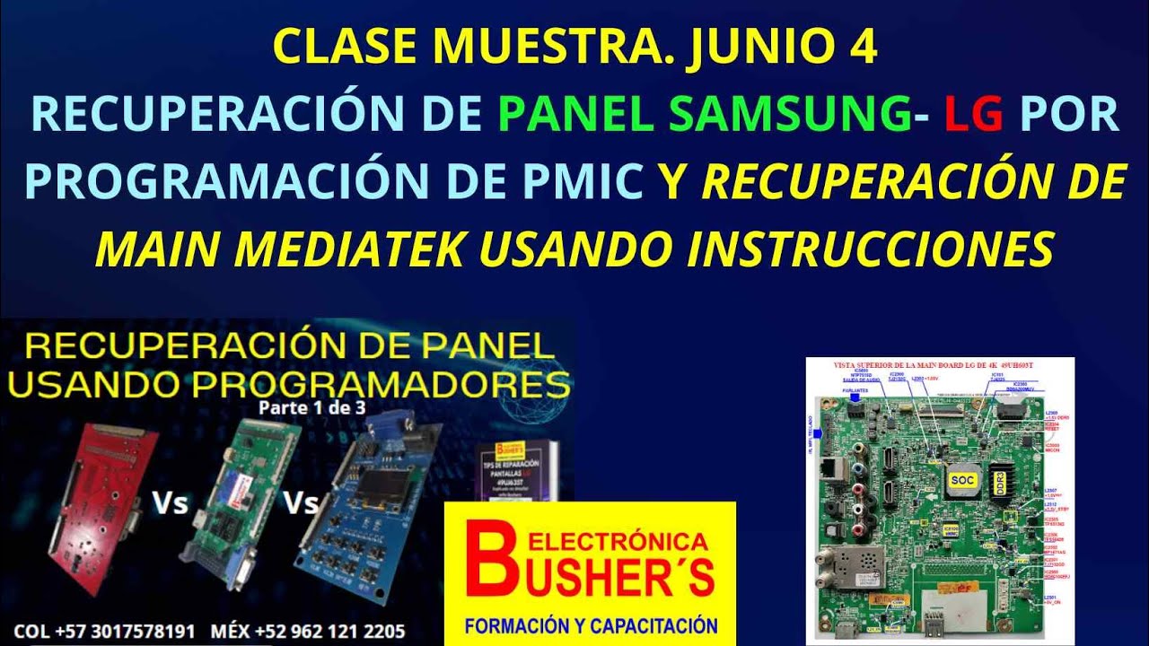 Programando Pmic VPMS2SM, SW5084, VPMS3SM SAMSUNG e Instrucciones para recuperar Main Board Amlogic