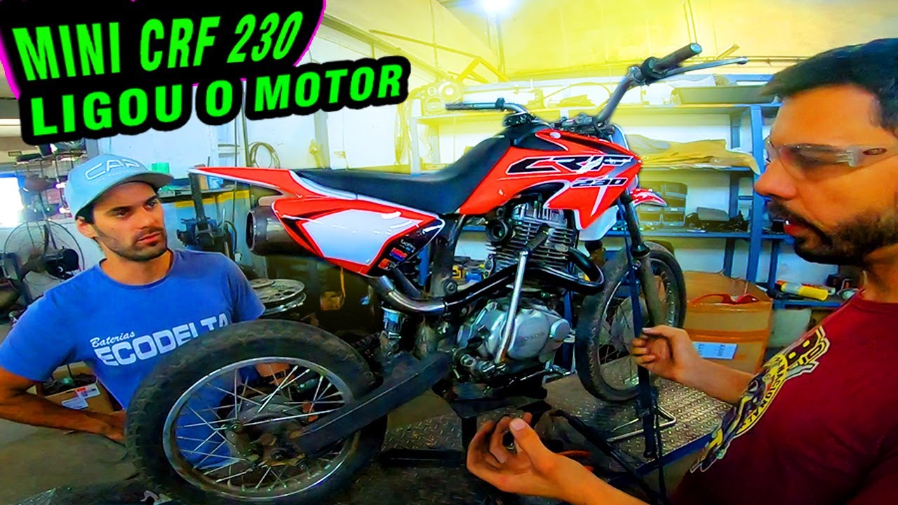 PRIMEIRA PARTIDA na MINI CRF 230 - COSPE F0G0