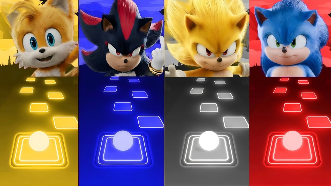 🔴 Sonic SUPER 😱 OTHER HEDGEHOG 3 Tiles Hop 🎯 Cedm rush 🟢 #28