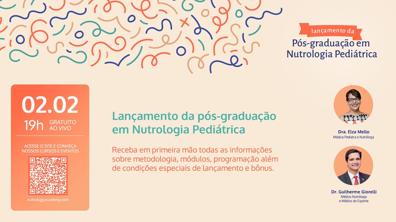 Dia 1 | Lançamento da Pós-graduação em Nutrologia Pediátrica
