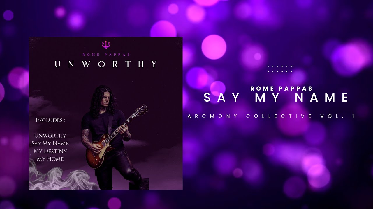 Say My Name - Rome Pappas - Blues Rock Guitar song  #bluesrock #modernrock #guitardriven #rock