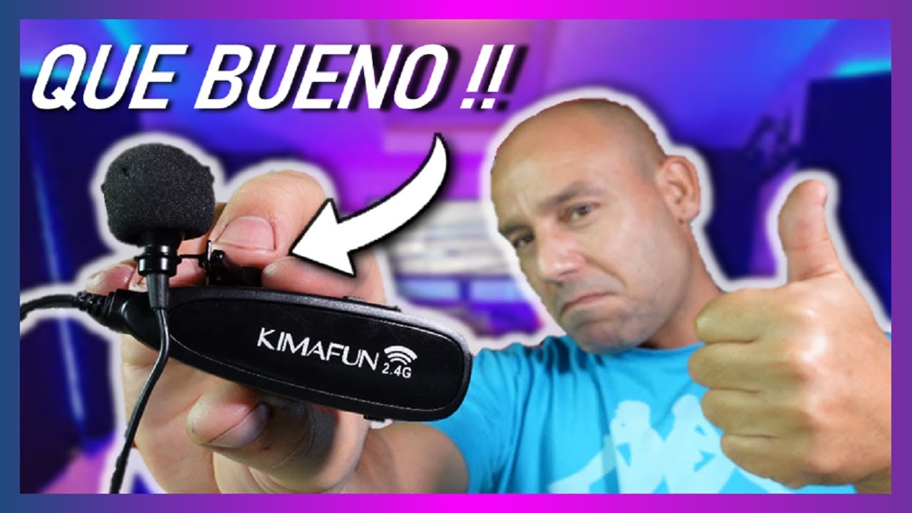 🎤 Micrófono inalámbrico KIMAFUN / BUENO Y BARATO