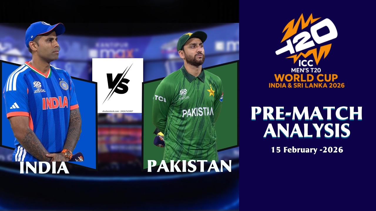 India Vs Pakistan | ICC Men's T20 World Cup | Pre Match Analysis