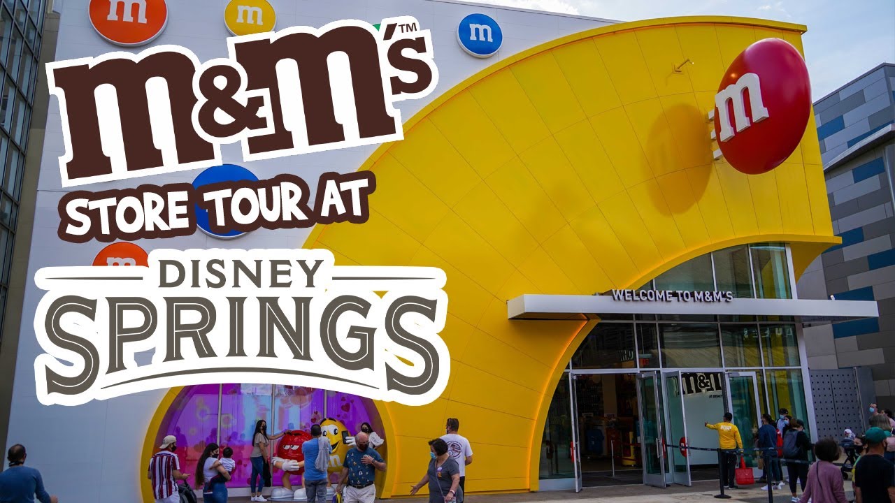 Tour of New M&M's Store at Disney Springs - Walt Disney World