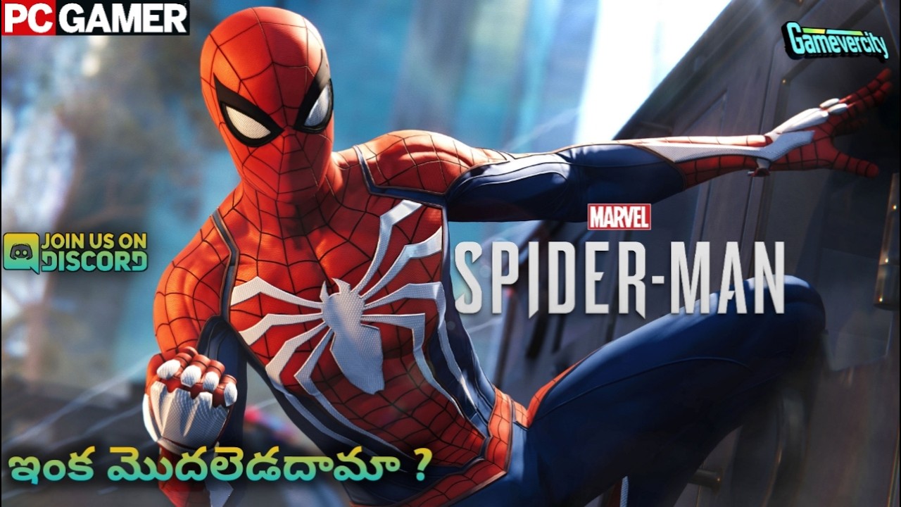🔴Live || Marvel's Spider-Man || (PC Gamer) || English and Telugu (తెలుగు)