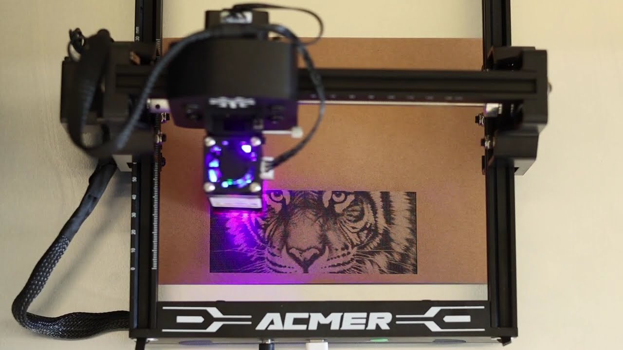 Acmer S1 6W Laser Engraver Test — See It in Action!