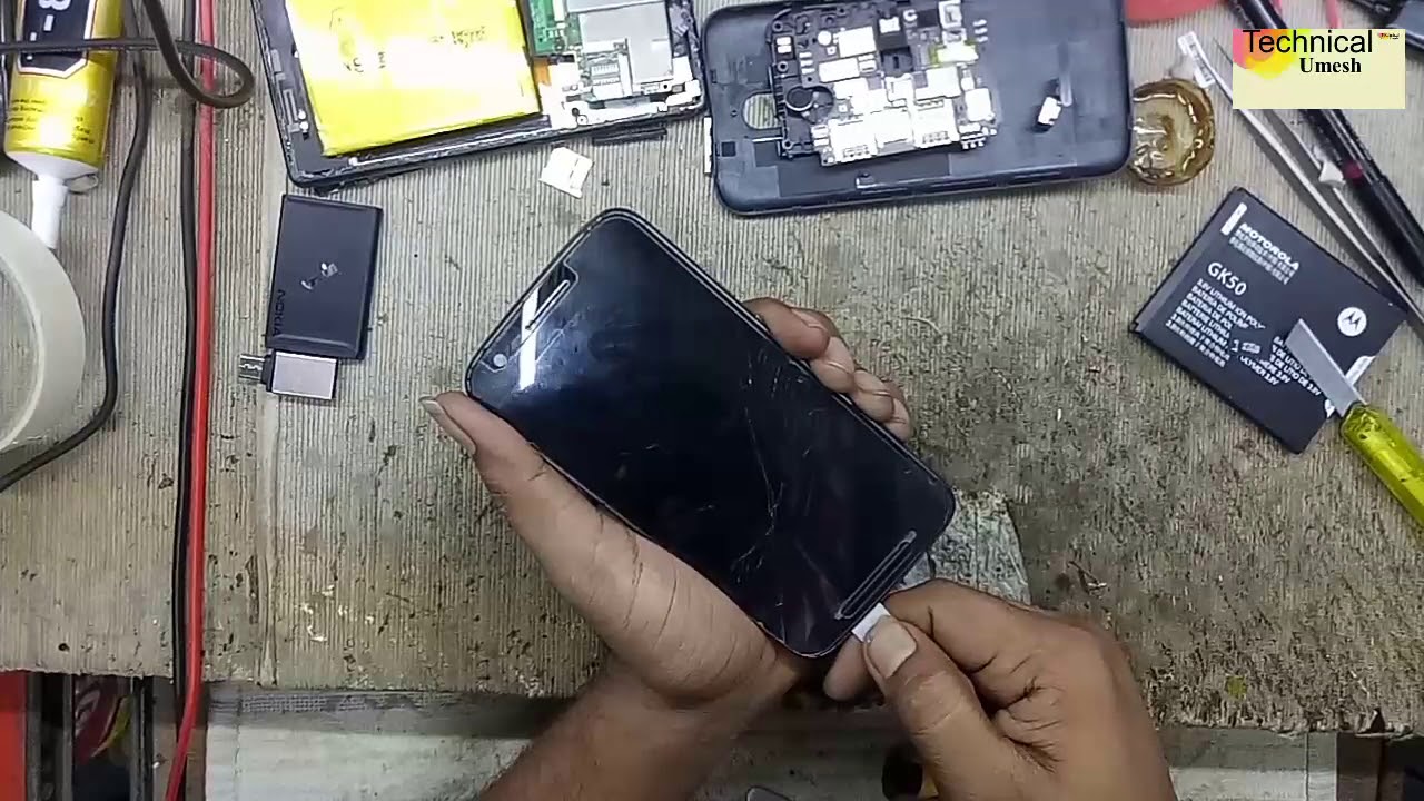How To Moto E3 Power Display Replacement