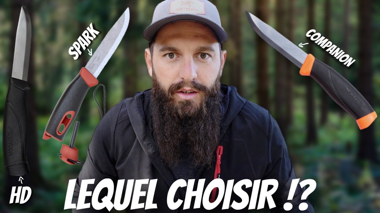 Quel est LE MEILLEUR COUTEAU MORA COMPANION  ?  (  MG vs HD vs SPARK )