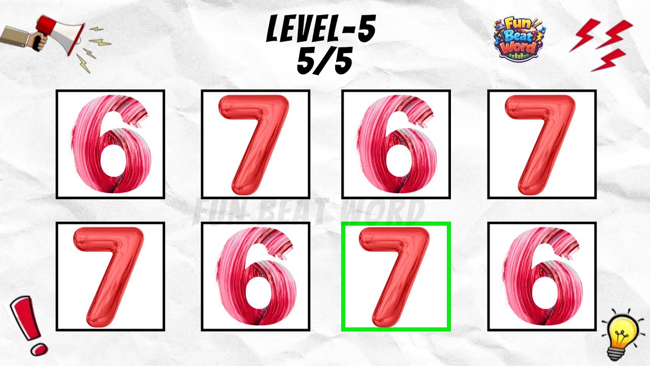 Say The Word On Beat Challenge | PART 72 | Level 1-5 Easy to Insane